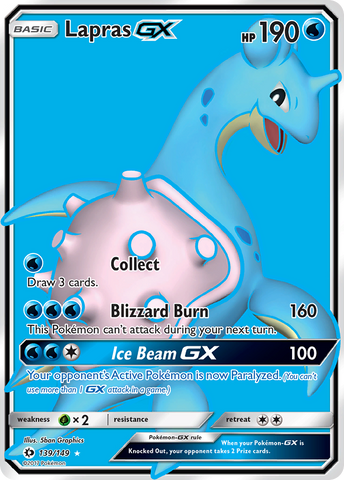 Lapras GX (139/149) [Sun & Moon: Base Set] - The Mythic Store | 24h Order Processing