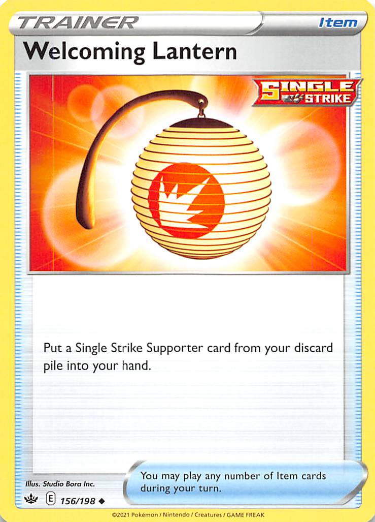 Welcoming Lantern (156/198) [Sword & Shield: Chilling Reign] - The Mythic Store | 24h Order Processing