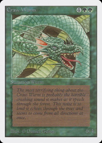 Craw Wurm [Unlimited Edition] - The Mythic Store | 24h Order Processing
