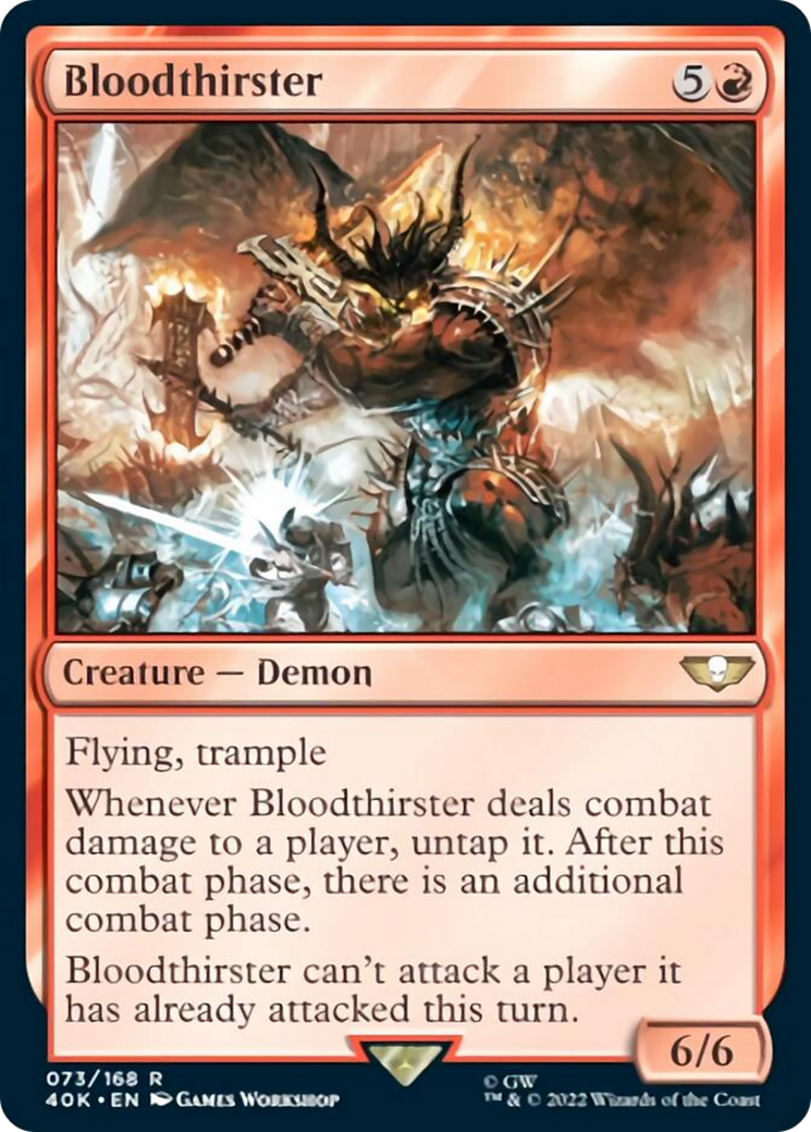 Bloodthirster (Surge Foil) [Warhammer 40,000] - The Mythic Store | 24h Order Processing