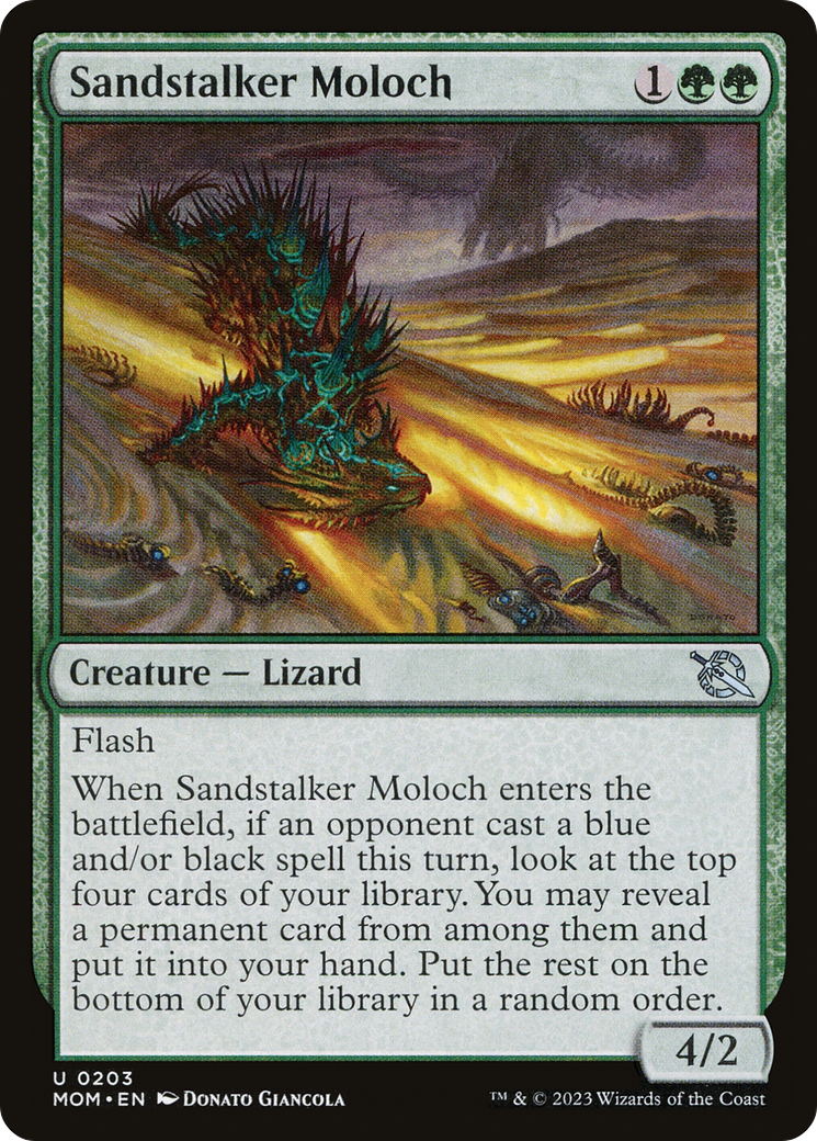 Sandstalker Moloch [March of the Machine] - The Mythic Store | 24h Order Processing