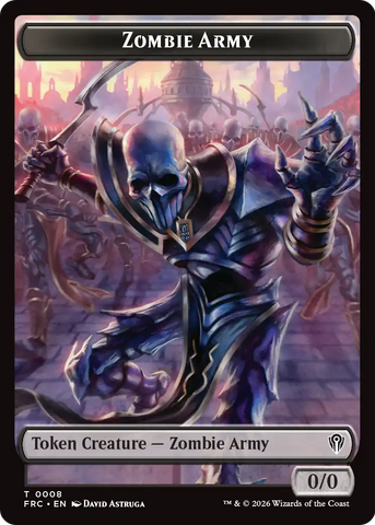 Rogue // Zombie Army Double-Sided Token [Reality Fracture Commander Tokens] - The Mythic Store | 24h Order Processing