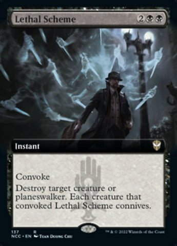 Lethal Scheme (Extended Art) [Streets of New Capenna Commander] - The Mythic Store | 24h Order Processing