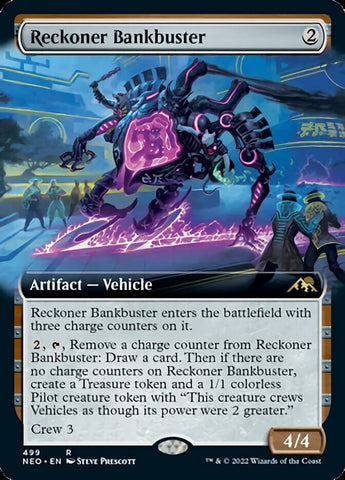 Reckoner Bankbuster (Extended Art) [Kamigawa: Neon Dynasty] - The Mythic Store | 24h Order Processing