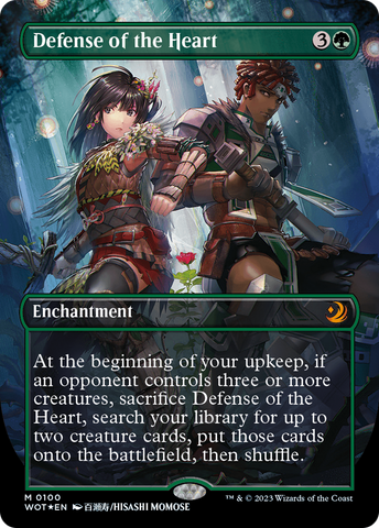 Defense of the Heart (Anime Borderless) (Confetti Foil) [Wilds of Eldraine: Enchanting Tales] - The Mythic Store | 24h Order Processing