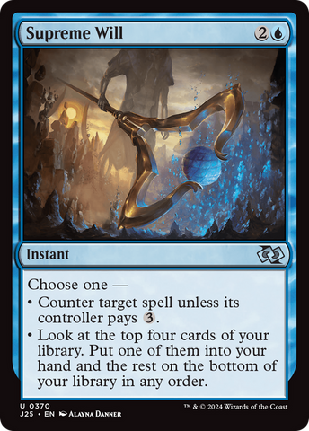 Supreme Will [Foundations Jumpstart] - The Mythic Store | 24h Order Processing