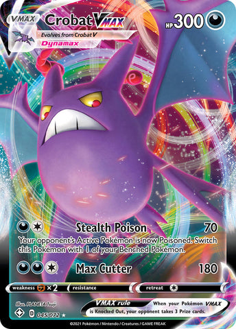 Crobat VMAX (045/072) [Sword & Shield: Shining Fates] - The Mythic Store | 24h Order Processing