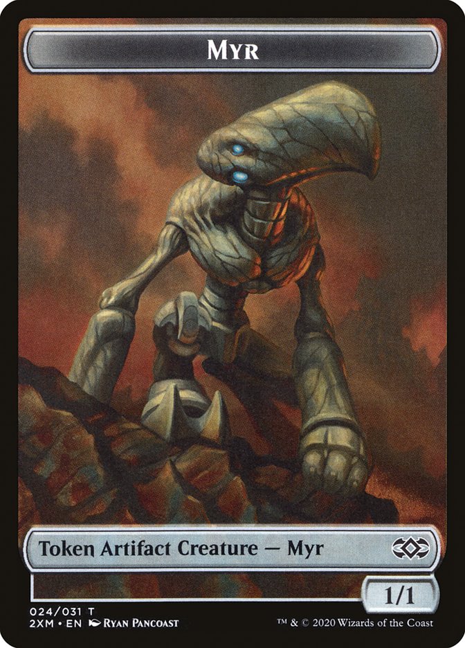 Clue // Myr (024) Double-Sided Token [Double Masters Tokens] - The Mythic Store | 24h Order Processing