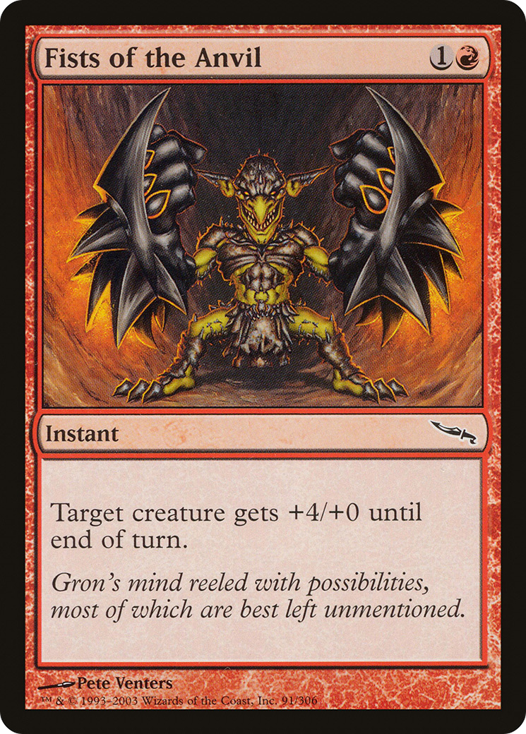 Fists of the Anvil [Mirrodin] - The Mythic Store | 24h Order Processing