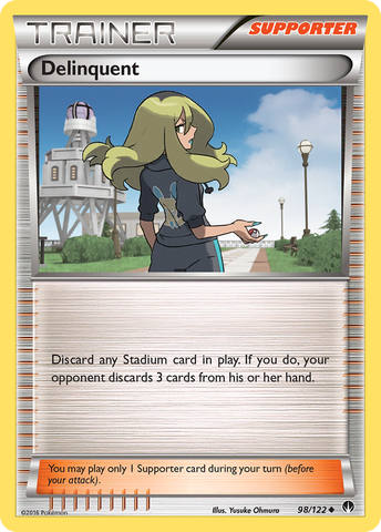 Delinquent (98/122) [XY: BREAKpoint] - The Mythic Store | 24h Order Processing
