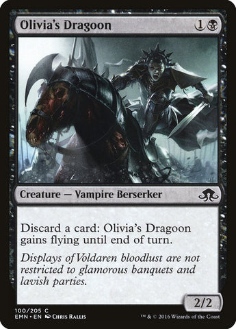 Olivia's Dragoon [Eldritch Moon] - The Mythic Store | 24h Order Processing