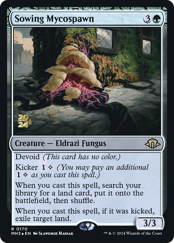 Sowing Mycospawn [Modern Horizons 3 Prerelease Promos] - The Mythic Store | 24h Order Processing