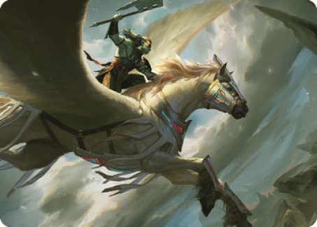 Cleaving Skyrider Art Card [Dominaria United Art Series] - The Mythic Store | 24h Order Processing