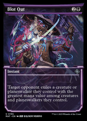 Blot Out (Showcase Halo Foil) [March of the Machine: The Aftermath] - The Mythic Store | 24h Order Processing