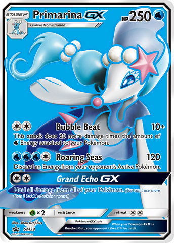 Primarina GX (SM39) [Sun & Moon: Black Star Promos] - The Mythic Store | 24h Order Processing