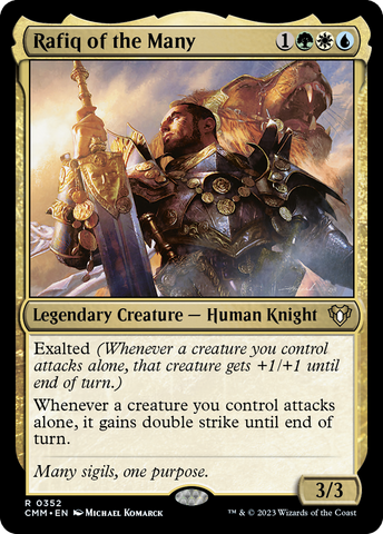 Rafiq of the Many [Commander Masters] - The Mythic Store | 24h Order Processing