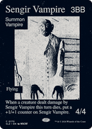 Sengir Vampire (0170) [Secret Lair x MSCHF: The Zeta Set] - The Mythic Store | 24h Order Processing