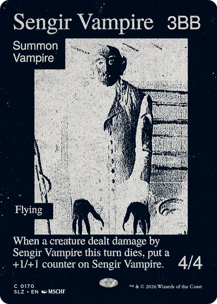 Sengir Vampire (0170) [Secret Lair x MSCHF: The Zeta Set] - The Mythic Store | 24h Order Processing