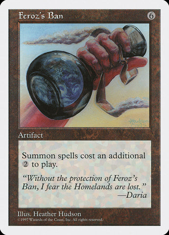 Feroz's Ban [Fifth Edition] - The Mythic Store | 24h Order Processing