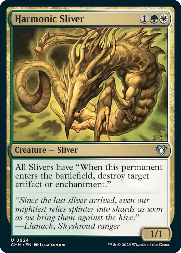 Harmonic Sliver [Commander Masters] - The Mythic Store | 24h Order Processing