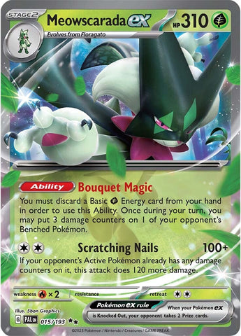 Meowscarada ex (015/193) [Scarlet & Violet: Paldea Evolved] - The Mythic Store | 24h Order Processing