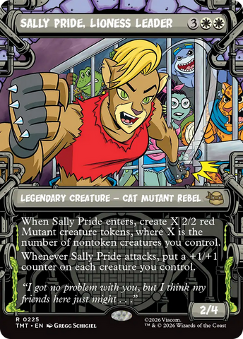 Sally Pride, Lioness Leader (Showcase) [Teenage Mutant Ninja Turtles] - The Mythic Store | 24h Order Processing
