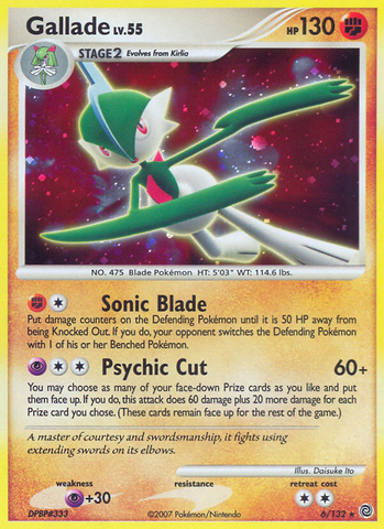 Gallade (6/132) [Diamond & Pearl: Secret Wonders] - The Mythic Store | 24h Order Processing