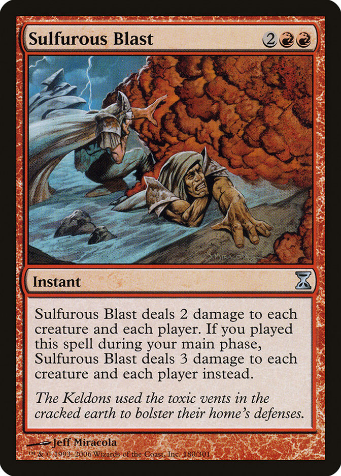 Sulfurous Blast [Time Spiral] - The Mythic Store | 24h Order Processing