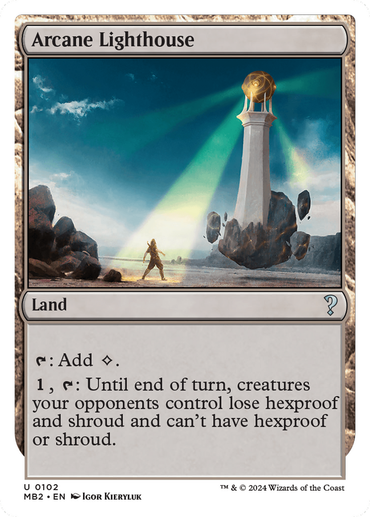 Arcane Lighthouse (White Border) [Mystery Booster 2] - The Mythic Store | 24h Order Processing