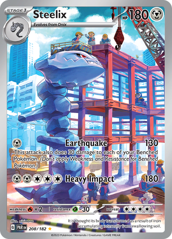 Steelix (208/182) [Scarlet & Violet: Paradox Rift] - The Mythic Store | 24h Order Processing