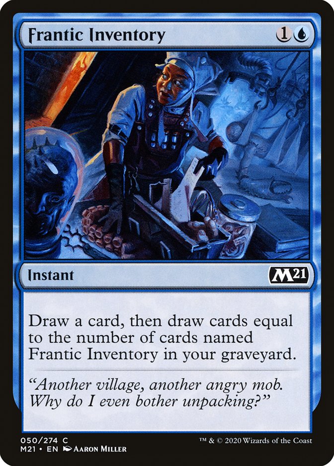 Frantic Inventory [Core Set 2021] - The Mythic Store | 24h Order Processing