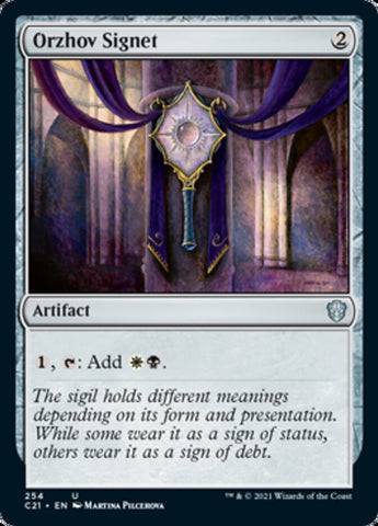 Orzhov Signet [Commander 2021] - The Mythic Store | 24h Order Processing