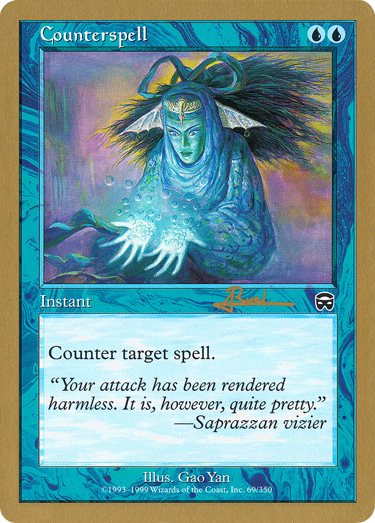 Counterspell (Antoine Ruel) (MMQ) [World Championship Decks 2001] - The Mythic Store | 24h Order Processing