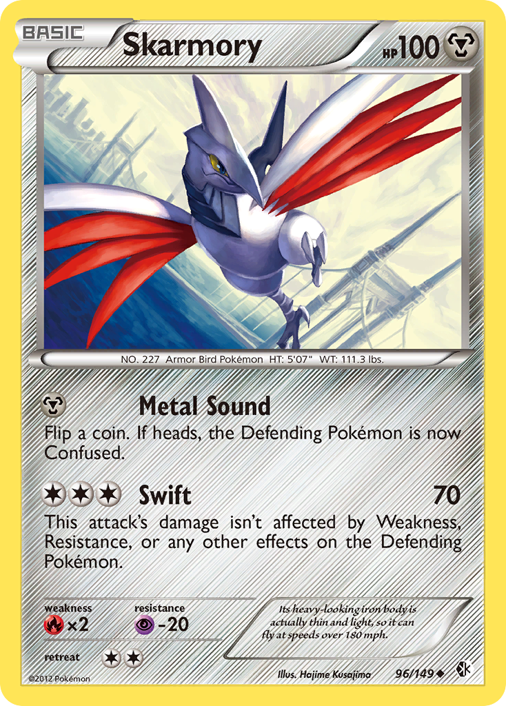 Skarmory (96/149) [Black & White: Boundaries Crossed] - The Mythic Store | 24h Order Processing