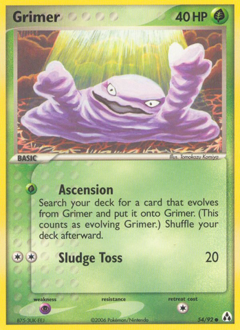Grimer (54/92) [EX: Legend Maker] - The Mythic Store | 24h Order Processing