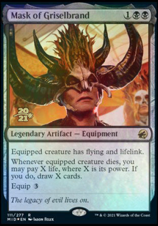 Mask of Griselbrand [Innistrad: Midnight Hunt Prerelease Promos] - The Mythic Store | 24h Order Processing