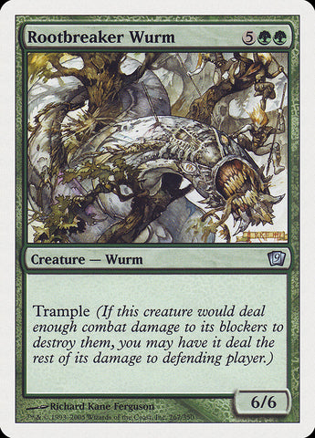 Rootbreaker Wurm [Ninth Edition] - The Mythic Store | 24h Order Processing