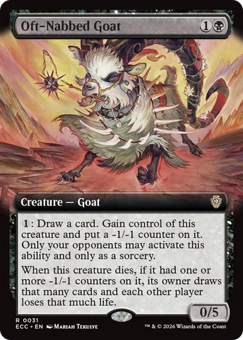 Oft-Nabbed Goat (Extended Art) [Lorwyn Eclipsed Commander]