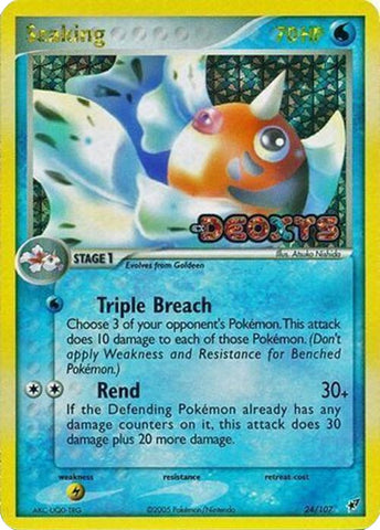 Seaking (24/107) (Stamped) [EX: Deoxys] - The Mythic Store | 24h Order Processing