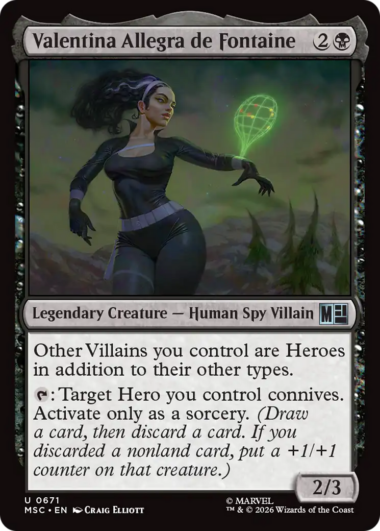 Valentina Allegra de Fontaine [Marvel Super Heroes Commander] - The Mythic Store | 24h Order Processing