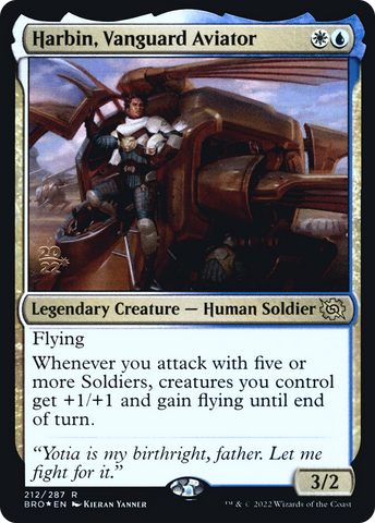 Harbin, Vanguard Aviator [The Brothers' War Prerelease Promos] - The Mythic Store | 24h Order Processing
