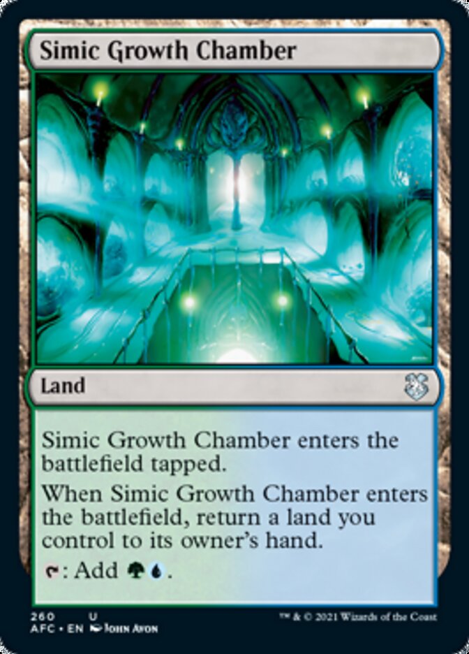 Simic Growth Chamber [Dungeons & Dragons: Adventures in the Forgotten Realms Commander] - The Mythic Store | 24h Order Processing