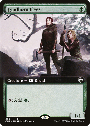 Fyndhorn Elves (Extended Art) [Commander Legends] - The Mythic Store | 24h Order Processing
