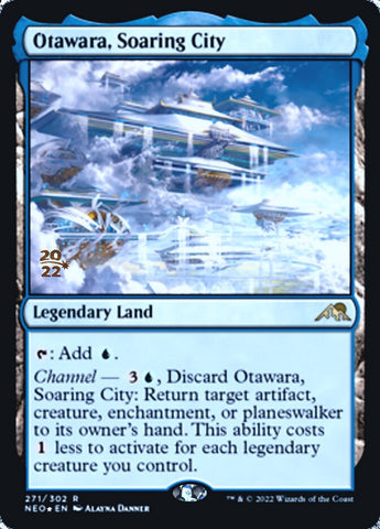 Otawara, Soaring City [Kamigawa: Neon Dynasty Prerelease Promos] - The Mythic Store | 24h Order Processing