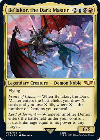 Be'lakor, the Dark Master (Surge Foil) [Warhammer 40,000] - The Mythic Store | 24h Order Processing