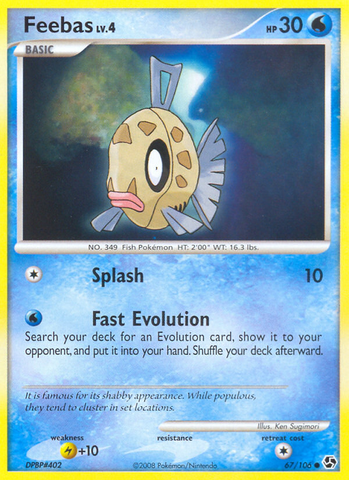 Feebas (67/106) [Diamond & Pearl: Great Encounters] - The Mythic Store | 24h Order Processing
