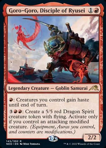 Goro-Goro, Disciple of Ryusei (Promo Pack) [Kamigawa: Neon Dynasty Promos] - The Mythic Store | 24h Order Processing