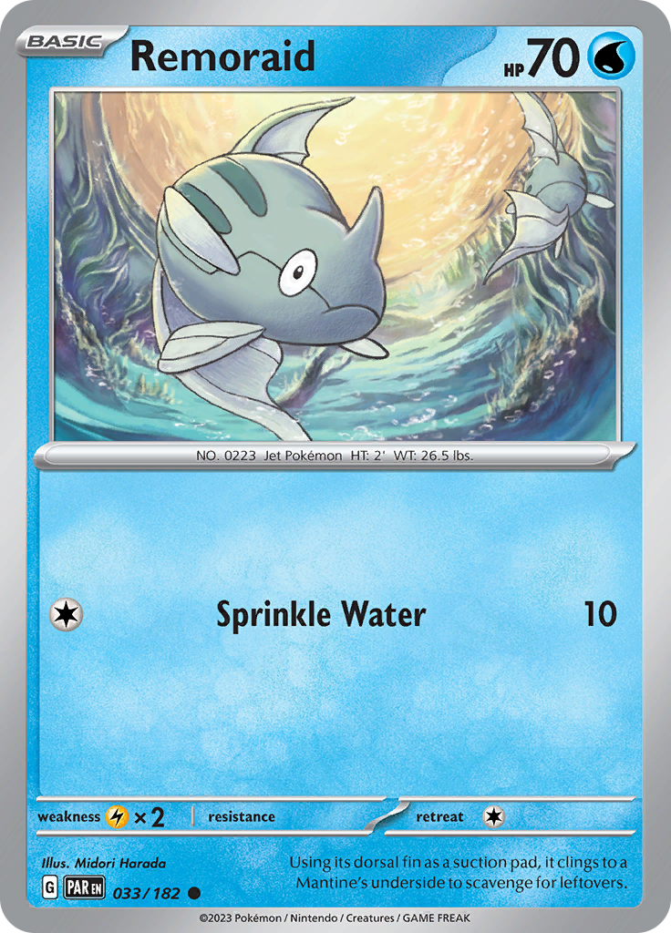 Remoraid (033/182) [Scarlet & Violet: Paradox Rift] - The Mythic Store | 24h Order Processing