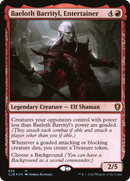 Baeloth Barrityl, Entertainer [Commander Legends: Battle for Baldur's Gate] - The Mythic Store | 24h Order Processing
