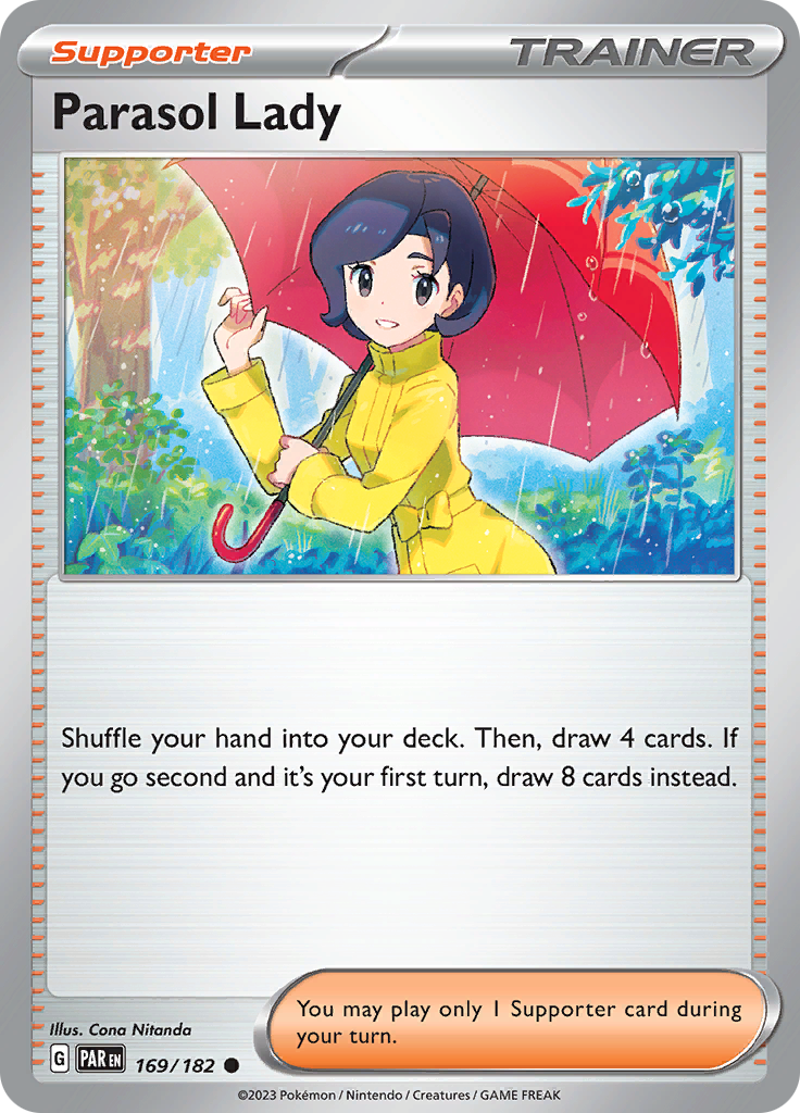Parasol Lady (169/182) [Scarlet & Violet: Paradox Rift] - The Mythic Store | 24h Order Processing